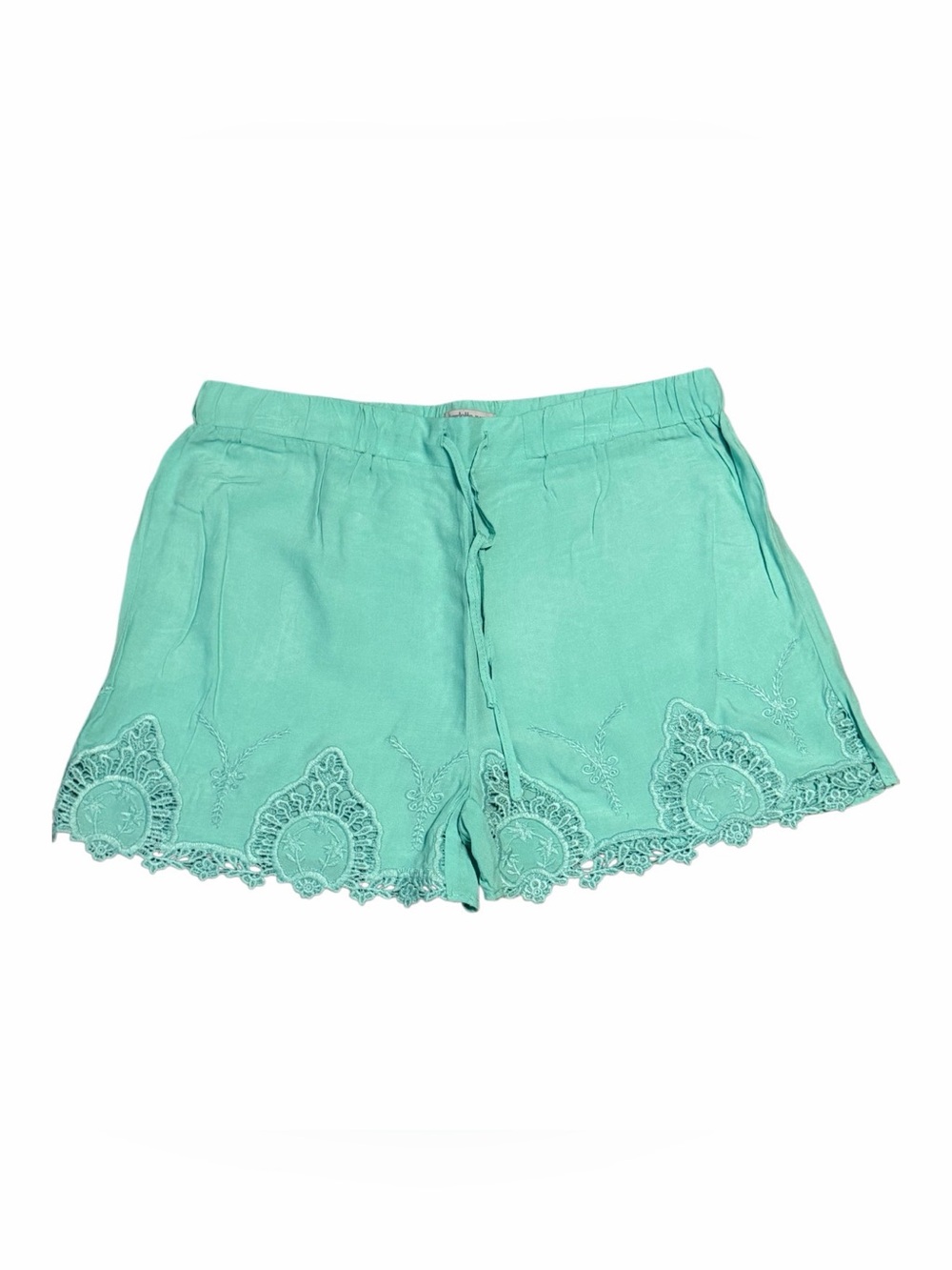 Charlotte Russe Shorts Women's mint Green Pull On Lightweight Drawstring
